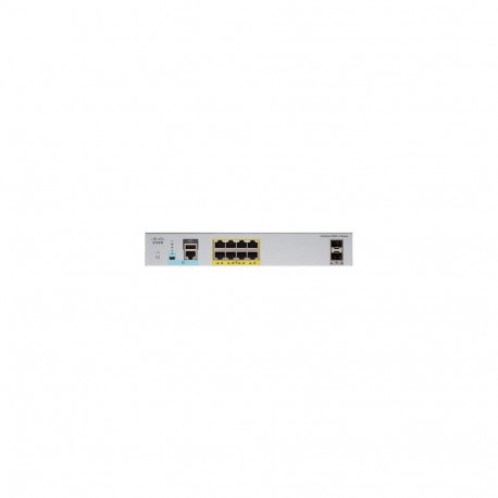 Cisco Catalyst 2960CX-8PC-L Network Switch, 8 Gigabit Ethernet Ports, 8 PoE+ Outputs, 124W PoE Budge