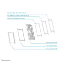 Neomounts WL15-650WH1 Tablet wall mount 9.7-11&quot; - lockable