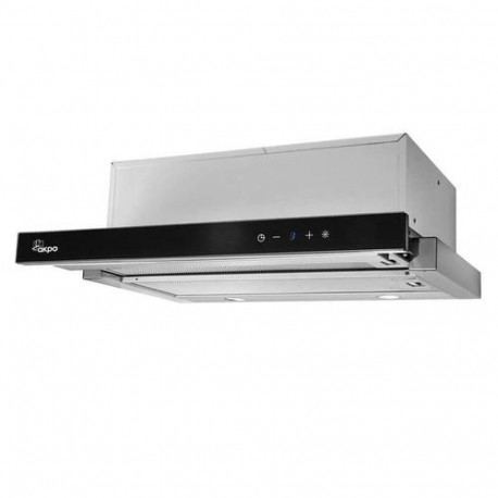 Akpo WK7LIGHTGLASSTOUCH60CZ cooker hood Semi built-in (pull out) Black 220 m³/h