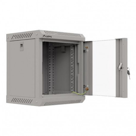 Lanberg WF11-3306-10S rack cabinet 6U Wall mounted rack Grey
