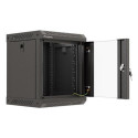 Lanberg WF11-3306-10B rack cabinet 6U Wall mounted rack Black
