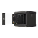 Lanberg WF11-3304-10B rack cabinet 4U Wall mounted rack Black