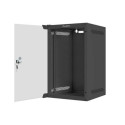 Lanberg WF10-2309-10B rack cabinet 9U Wall mounted rack Black