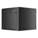 Lanberg WF01-6609-00B rack cabinet 9U Wall mounted rack Black