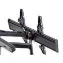 Edbak VSM654 monitor mount / stand 2.18 m (86&quot;) Black Wall