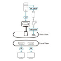 ATEN 2-Port True 4K DisplayPort MST Hub