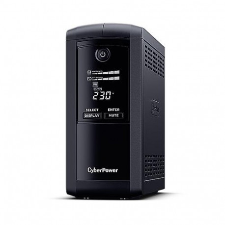 CyberPower VP700ELCD uninterruptible power supply (UPS) Line-Interactive 0.7 kVA 390 W 4 AC outlet(s
