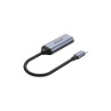 UNITEK V1415A video cable adapter 0.15 m USB Type-C DisplayPort Grey