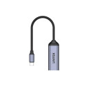 UNITEK V1415A video cable adapter 0.15 m USB Type-C DisplayPort Grey