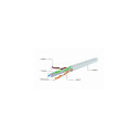Gembird CAT6 UTP 100m networking cable Grey U/UTP (UTP)