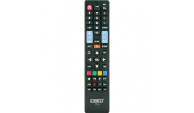 Schwaiger UFB100LG 533 remote control IR Wireless TV Press buttons