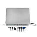 LogiLink UA0373 notebook dock/port replicator Wired USB 3.2 Gen 1 (3.1 Gen 1) Type-C Aluminium