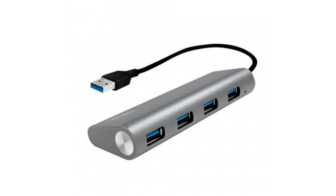 LogiLink UA0307 interface hub USB 3.2 Gen 1 (3.1 Gen 1) Type-A 5000 Mbit/s Aluminium