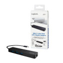 LogiLink UA0313 laptop dock/port replicator USB 3.2 Gen 1 (3.1 Gen 1) Type-C Black