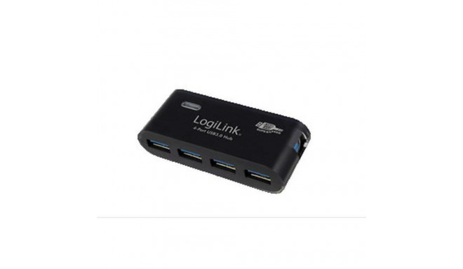 LogiLink USB 3.0 4x 5000 Mbit/s Black