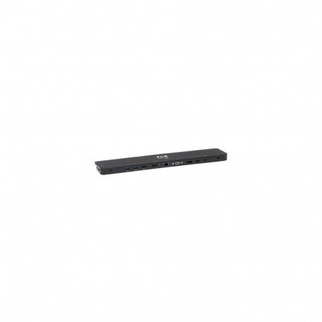 Tripp Lite U442-DOCK7D-B USB-C Dock, Triple Display - 4K HDMI &amp; DP, VGA, USB 3.x (5Gbps) and