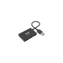 Tripp Lite U360-004-4A-AL 4-Port Slim Portable USB-A Hub - USB 3.x (5Gbps), Aluminum Housing