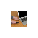 Tripp Lite U360-004-4A-AL 4-Port Slim Portable USB-A Hub - USB 3.x (5Gbps), Aluminum Housing