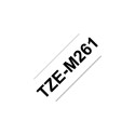 Brother TZE-M261 label-making tape Black on white