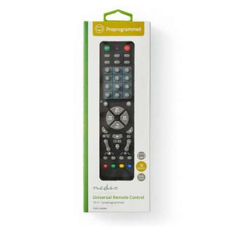 Nedis TVRC2200BK remote control IR Wireless TV Press buttons