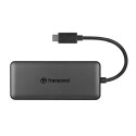 Transcend HUB5C USB 3.2 Gen 2 (3.1 Gen 2) Type-C Black