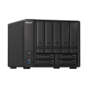 QNAP TS-H973AX NAS Tower Ryzen Embedded V1500B 8 GB DDR4 0 TB QuTS hero Black