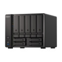 QNAP TS-H973AX NAS Tower Ryzen Embedded V1500B 8 GB DDR4 0 TB QuTS hero Black