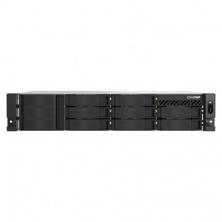 QNAP TS-855EU-RP NAS Rack (2U) Intel Atom® C5125 8 GB DDR4 0 TB QuTS hero Black