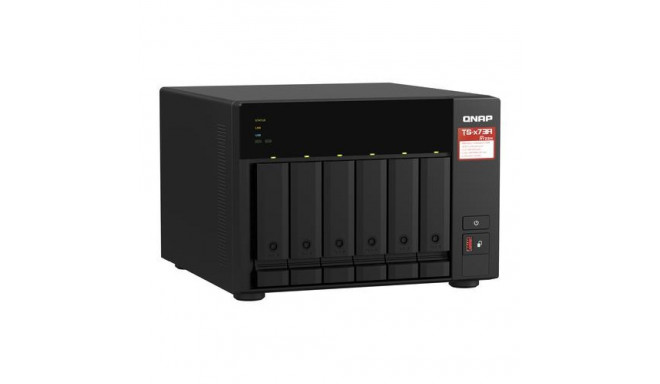 QNAP TS-673A NAS Tower Ryzen Embedded V1500B 8 GB DDR4 0 TB QNAP Turbo System Black