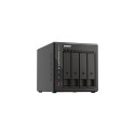 QNAP TS-453E NAS Tower Intel® Celeron® J6412 8 GB 0 TB QNAP QTS Black