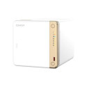 QNAP TS-462-4G NAS/storage server Tower Intel® Celeron® N4505 4 GB DDR4 0 TB QNAP QTS White