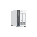 QNAP TS-216G NAS/storage server Tower Cortex-A Cortex-A55 4 GB HDD White