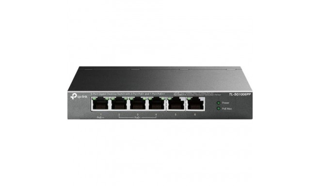 TP-Link 6-Port Gigabit Desktop Switch with 3-Port PoE+ and 1-Port PoE++