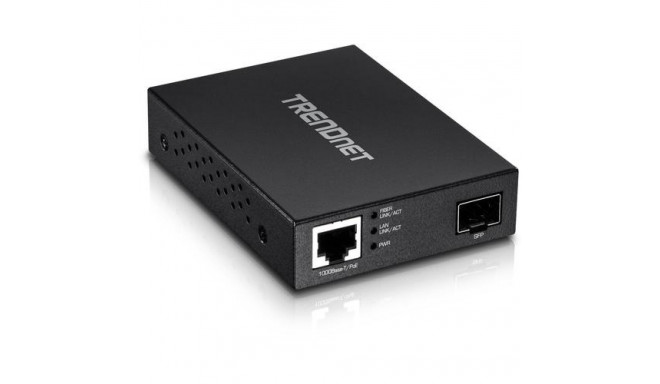 Trendnet TFC-PGSFP network media converter 2000 Mbit/s Black