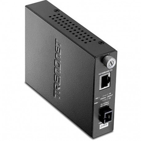 Trendnet TFC-110S20D3i network media converter 100 Mbit/s 1310 nm Black