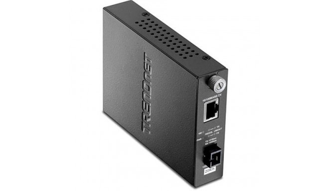 Trendnet TFC-110S20D3i network media converter 100 Mbit/s 1310 nm Black