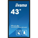 iiyama TF4339AS-B1AG Signage Display Digital signage flat panel 108 cm (42.5") LED 500 cd/m iiyama TF4339AS-B1AG Signage Display Digital signage flat panel 108 cm (42.5") LED 500 cd/m