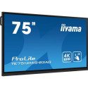 iiyama TE7512MIS-B3AG Signage Display Kiosk design 190.5 cm (75&quot;) LCD Wi-Fi 400 cd/m² 4K Ul