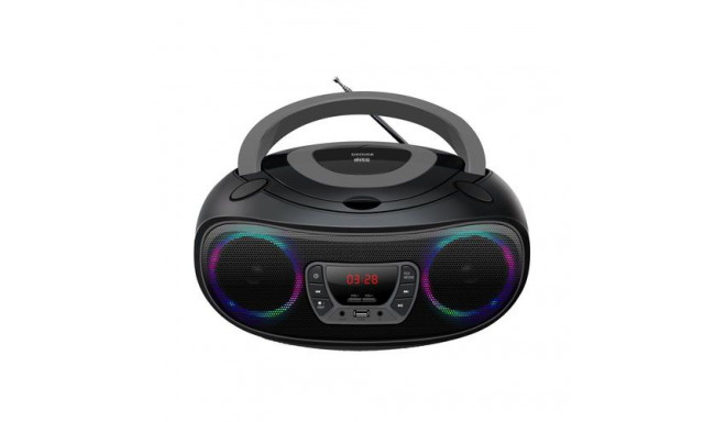 Denver TCL-212BT GREY CD player Portable CD player Black, Grey