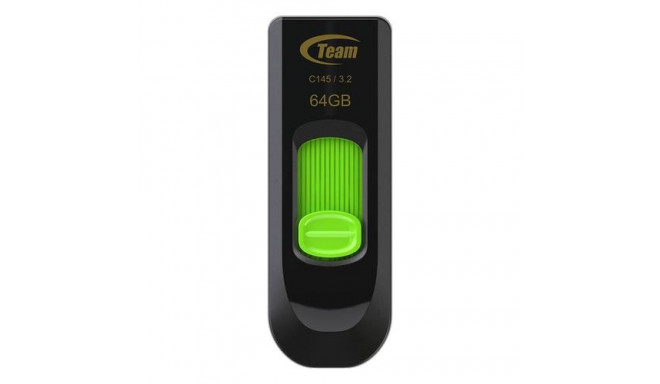 Team Group C145 USB flash drive 64 GB USB Type-A 3.2 Gen 1 (3.1 Gen 1) Black, Green
