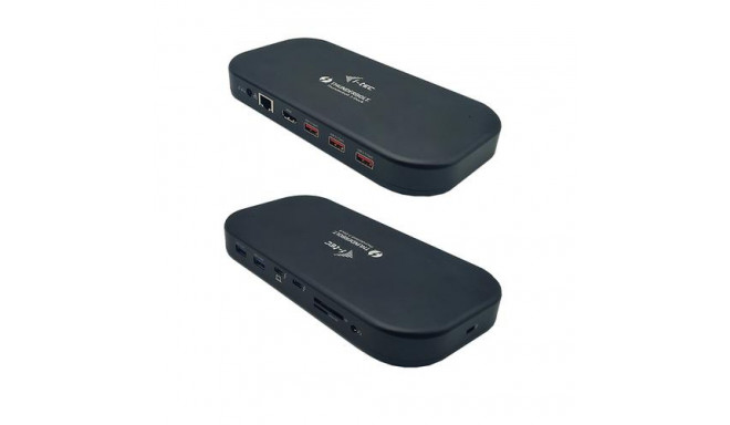 i-tec Thunderbolt 3/USB-C Dual 4K Docking Station + USB-C to DisplayPort Cable (1,5 m) + Power Deliv
