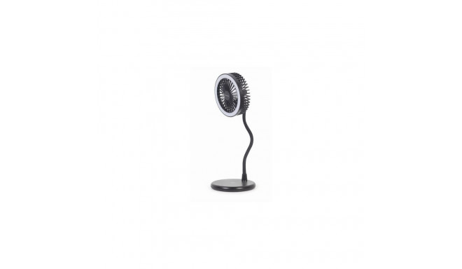 Gembird TA-WPC10-LEDFAN-01 household fan Black