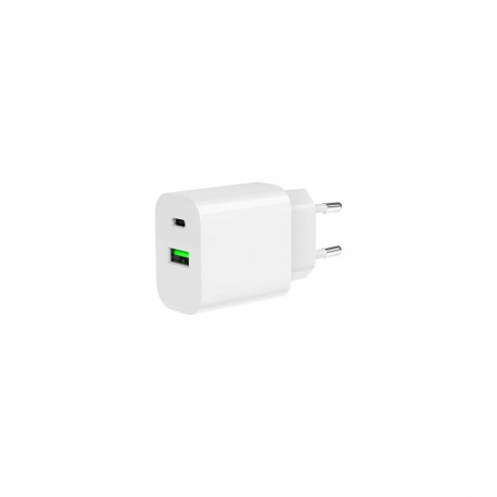 Gembird TA-UC-PDQC20-01-W mobile device charger Universal White AC Fast charging Indoor