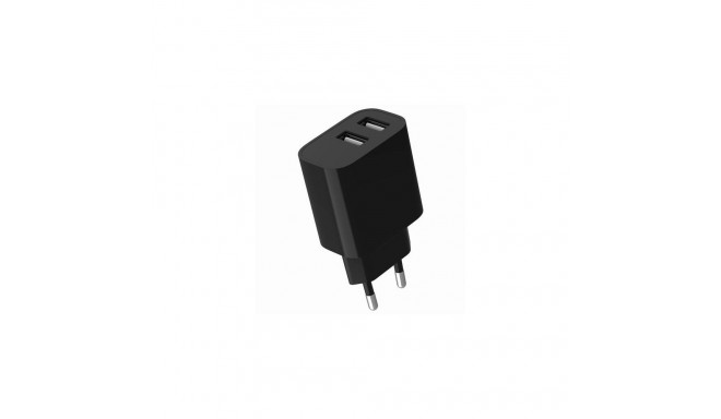 Gembird TA-UC-2A12-01-BK mobile device charger Universal White AC Indoor