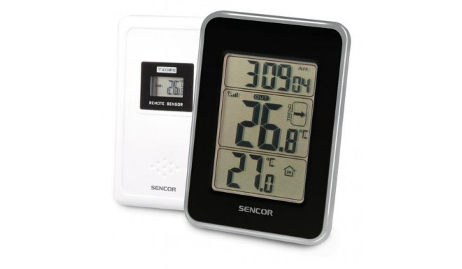 Sencor SWS 25 BS digital weather station Black, Silver