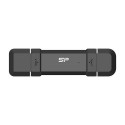 Silicon Power DS72 USB flash drive 500 GB USB Type-A / USB Type-C 3.2 Gen 2 (3.1 Gen 2) Black
