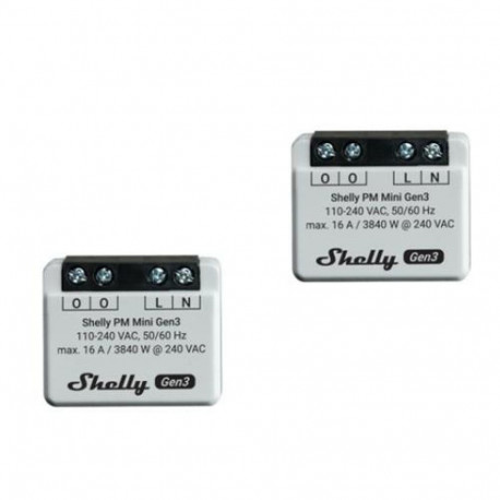 Shelly PM Mini Gen3 Smart switch 1P Grey