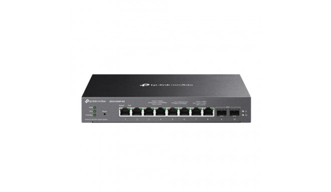 TP-Link Omada 8-Port 2.5GBASE-T and 2-Port 10GE SFP+ Smart Switch with 8-Port PoE+