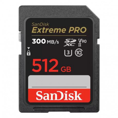 SanDisk Extreme PRO 512 GB SDXC UHS-II Class 10