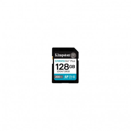 Kingston Technology Canvas Go! Plus 128GB SDXC Canvas Go Plus Gen4 200MB/s C10 UHS-I U3 V30